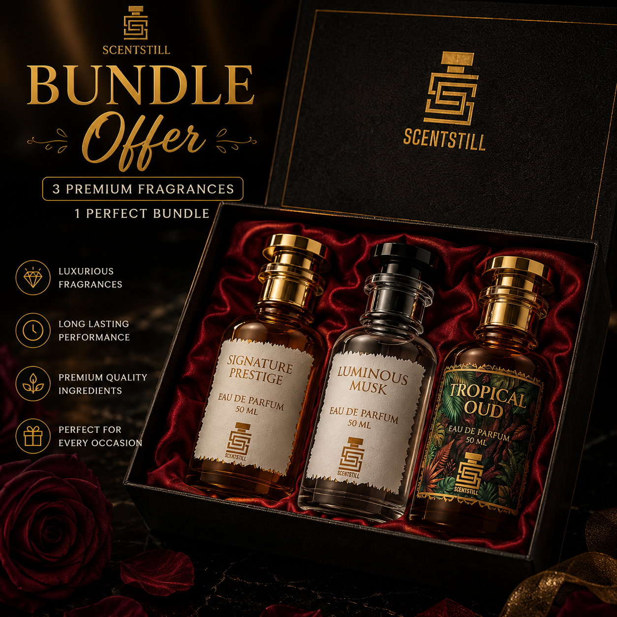 Luxury Gift Box Bundle 3 in 1